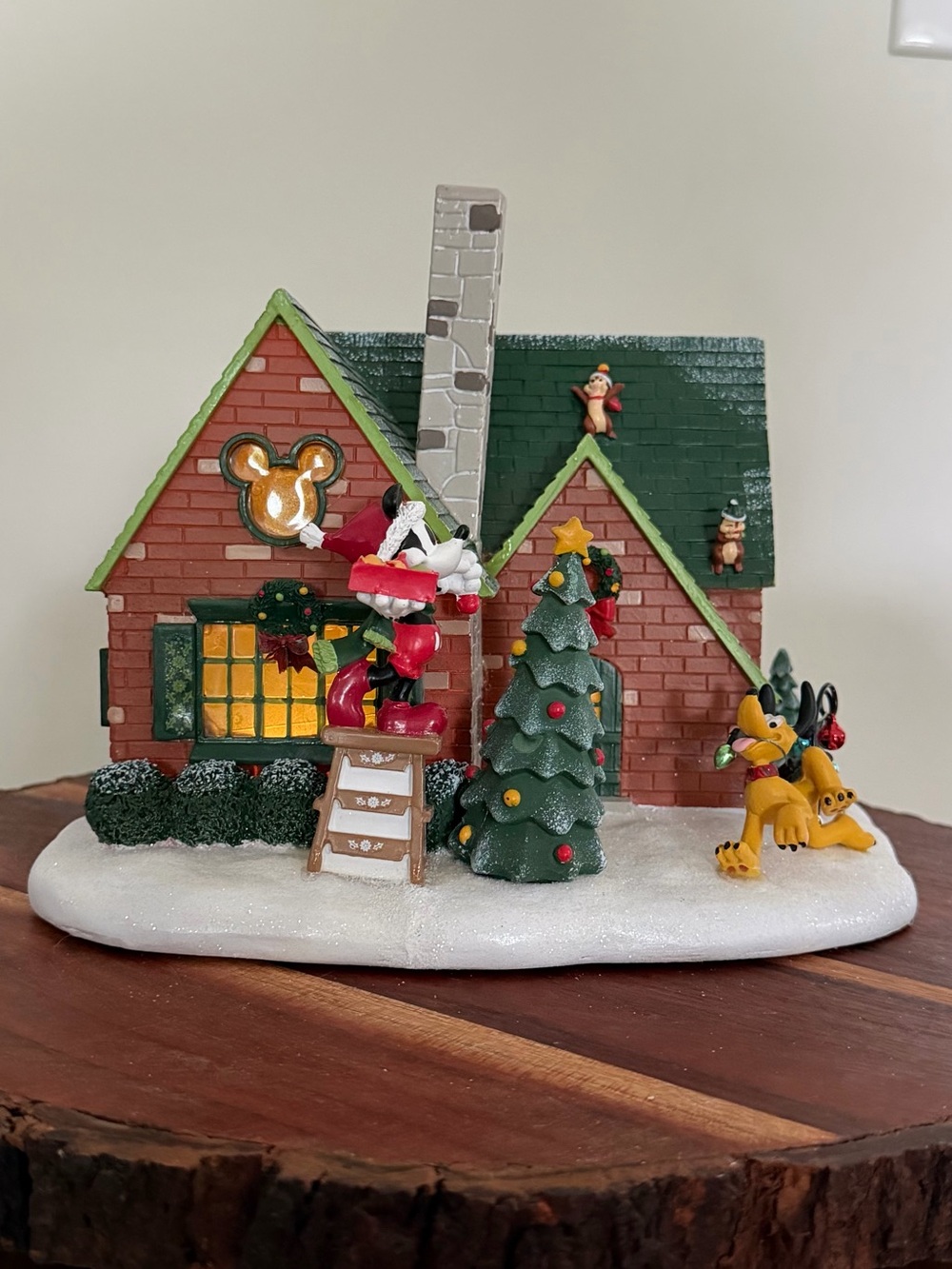 Disney St Nicholas Square Mickey’s Holiday Home Lighted Christmas Village 2022